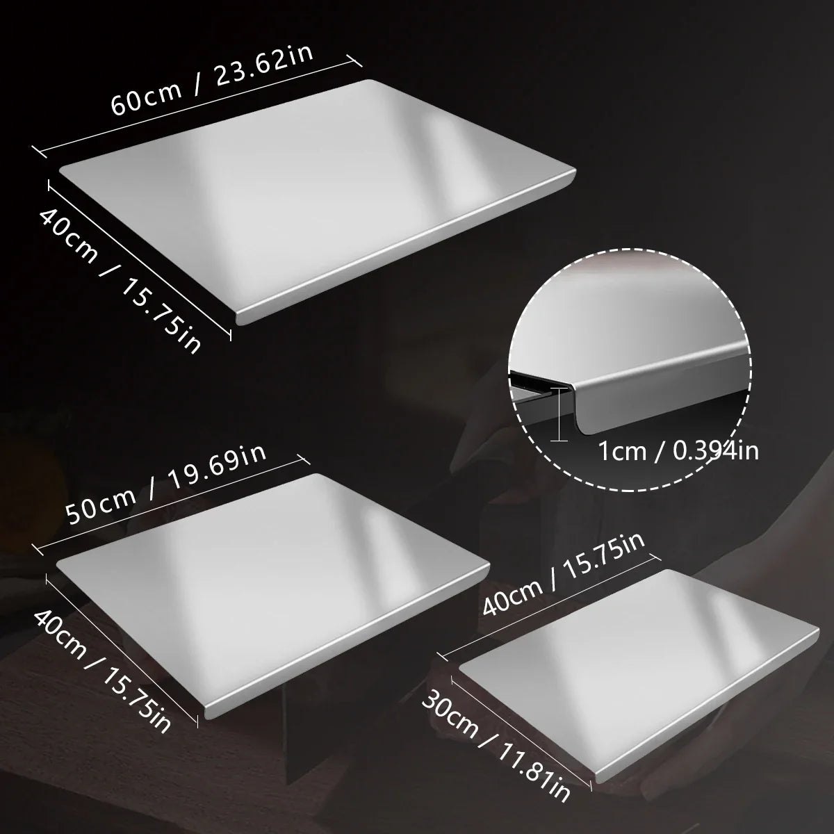 Stainless Steel Prep Board